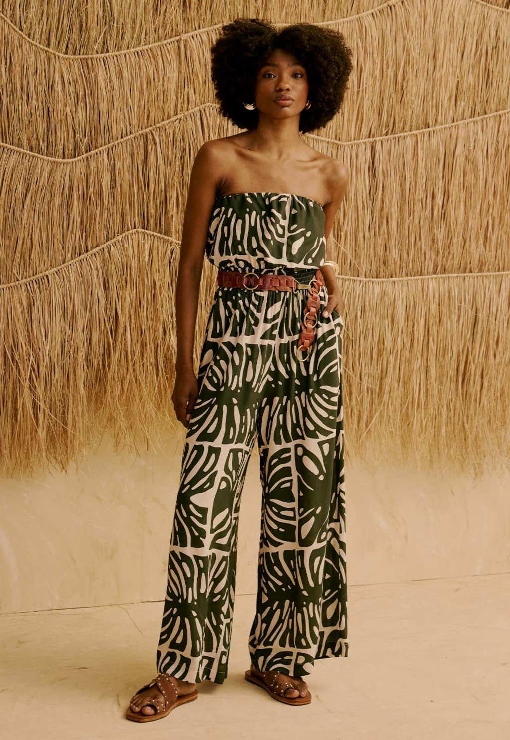 Macacão Tomara Que Caia Estampado Totora