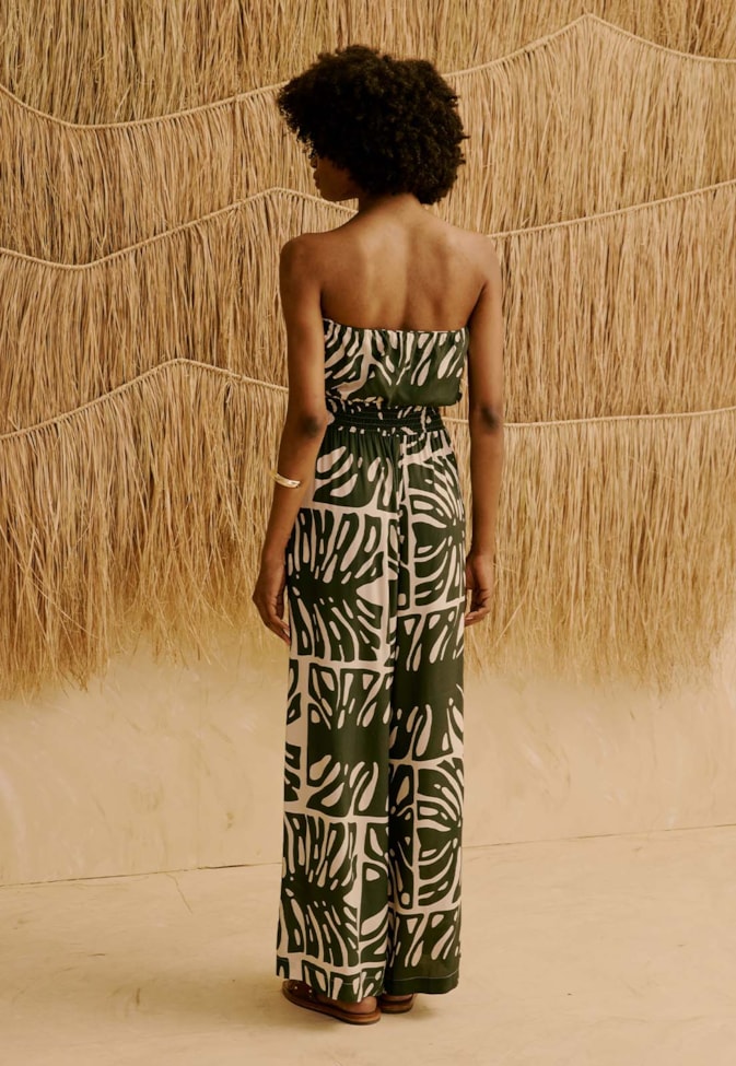 Macacão Tomara Que Caia Estampado Totora