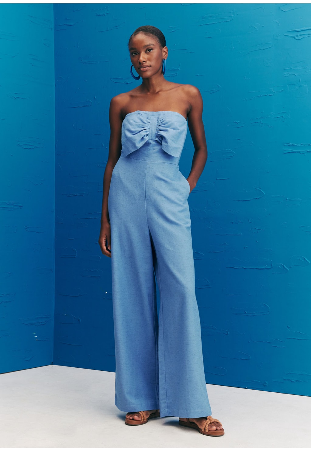 Macacão Tomara Que Caia Laço