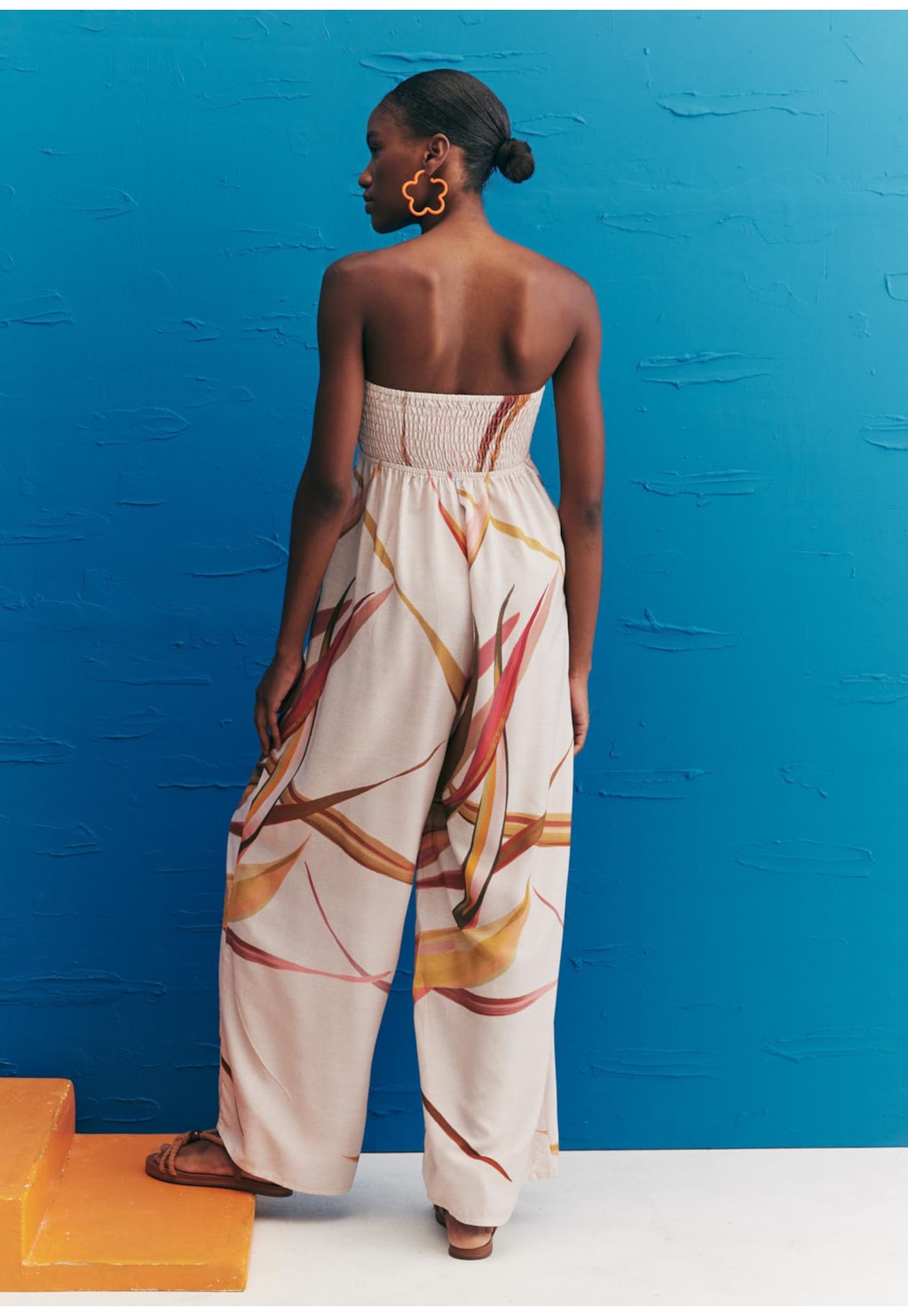 Macacão Tomara Que Caia Laço Estampado Belize