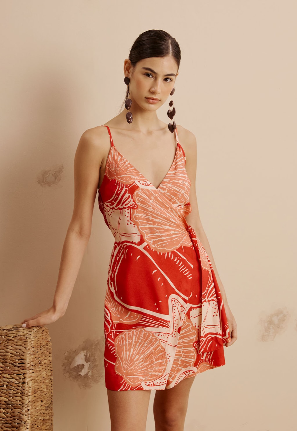 Macaquinho Amarração Estampado Concha Guajará 