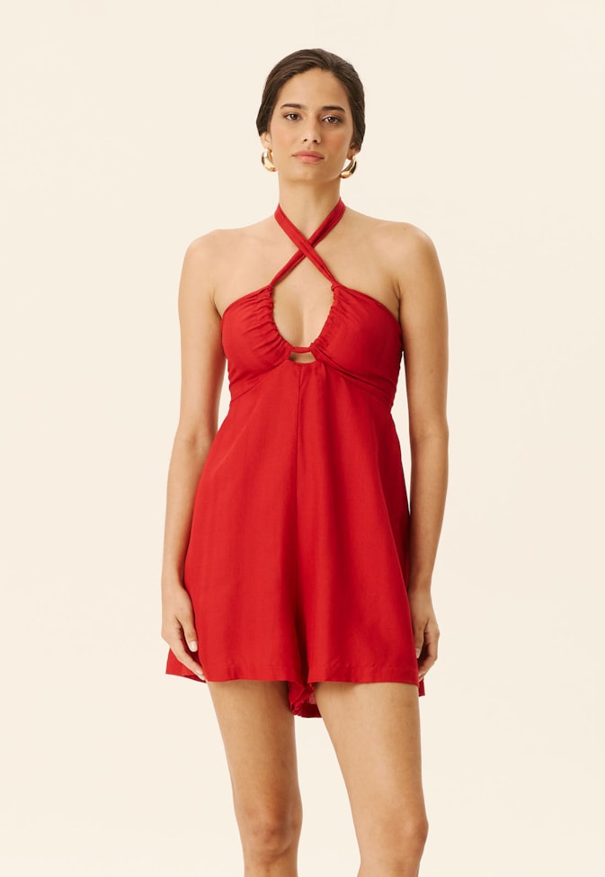 Macaquinho Decote Cruzado 