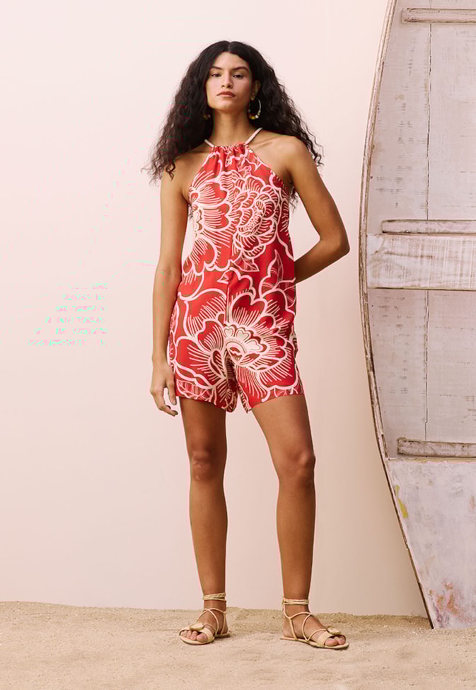 Macaquinho Decote Halter