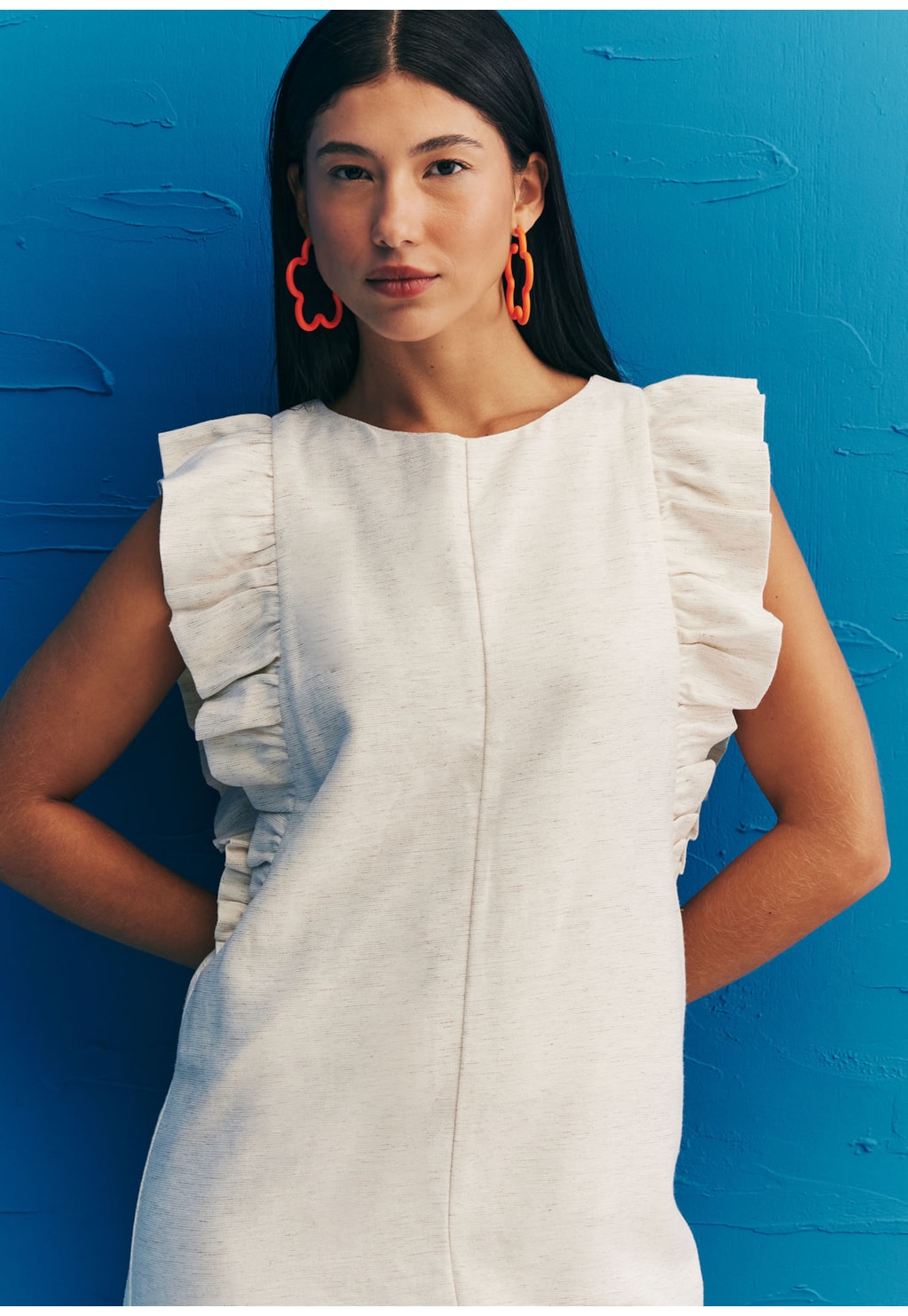 Macaquinho Manga Babados