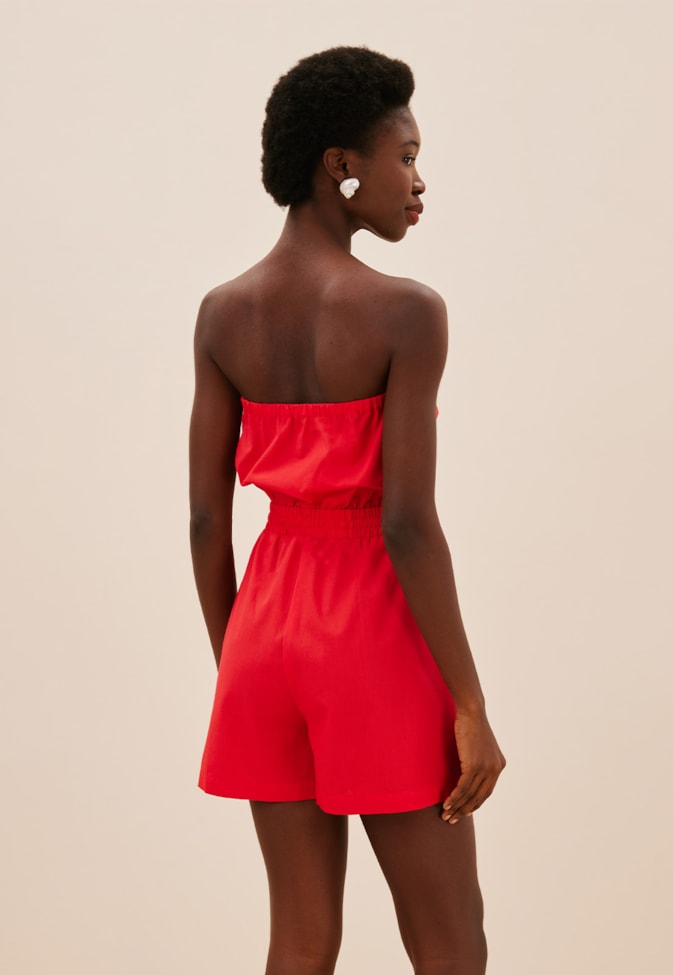 Macaquinho Tomara Que Caia Bolsos