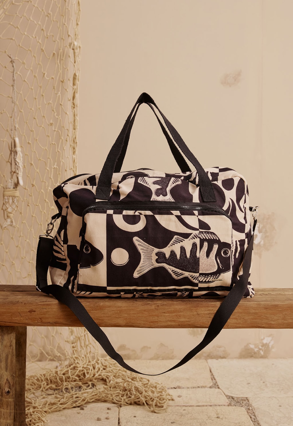 Mala Viagem Estampada Tucunaré