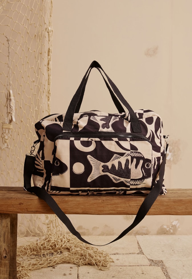 Mala Viagem Estampada Tucunaré