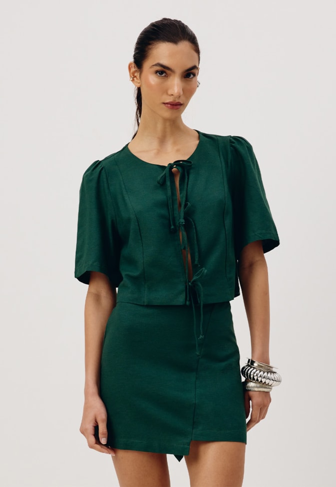 Mini Saia Ponta Assimétrica