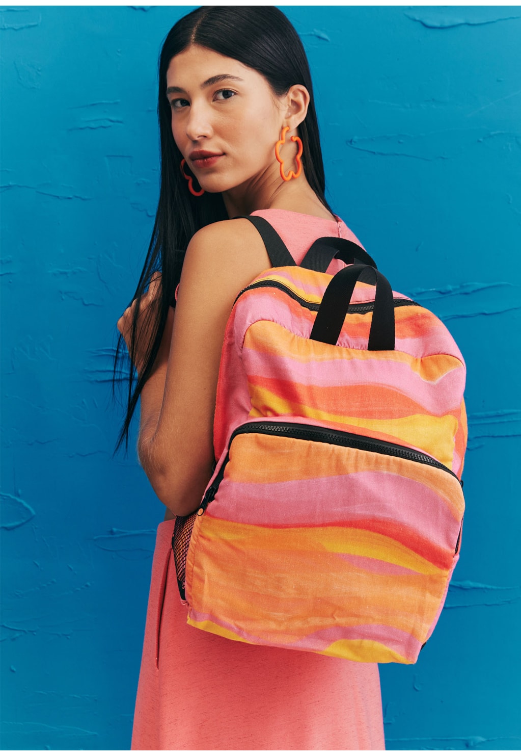 Mochila Quadrada Estampada