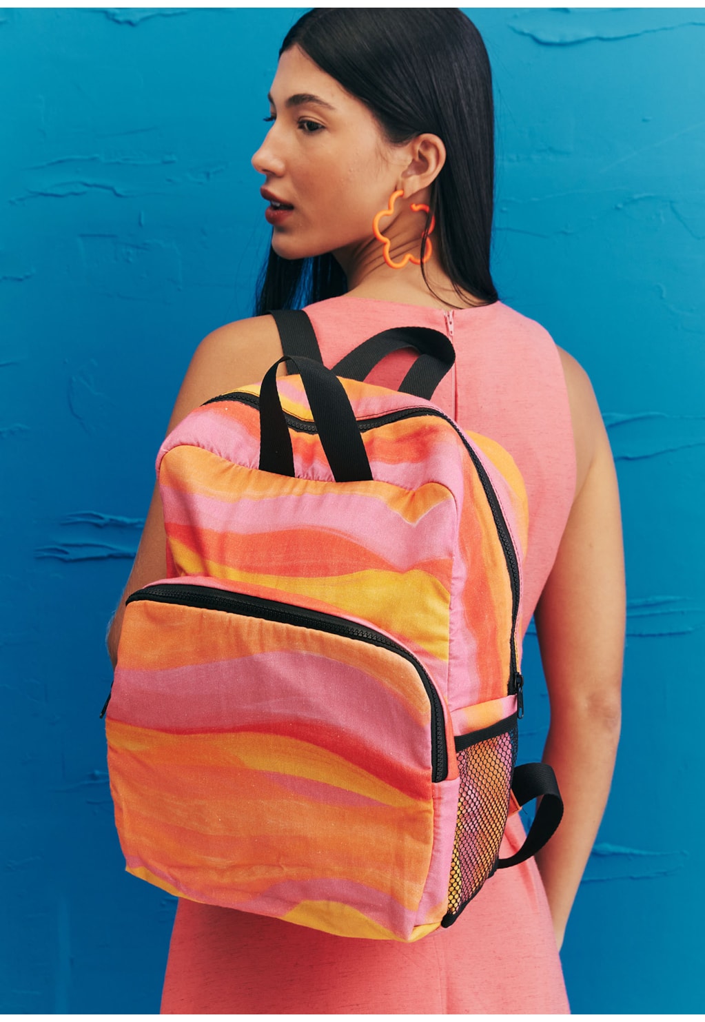 Mochila Quadrada Estampada