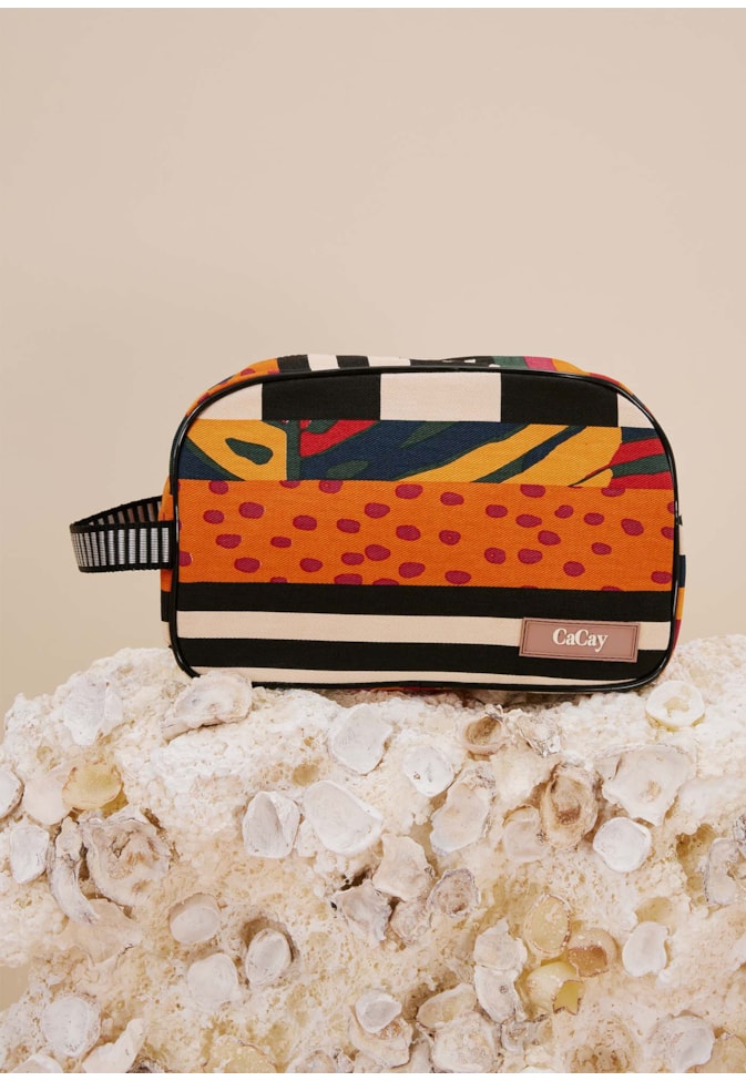 Necessaire Day By Day Estampada Terra