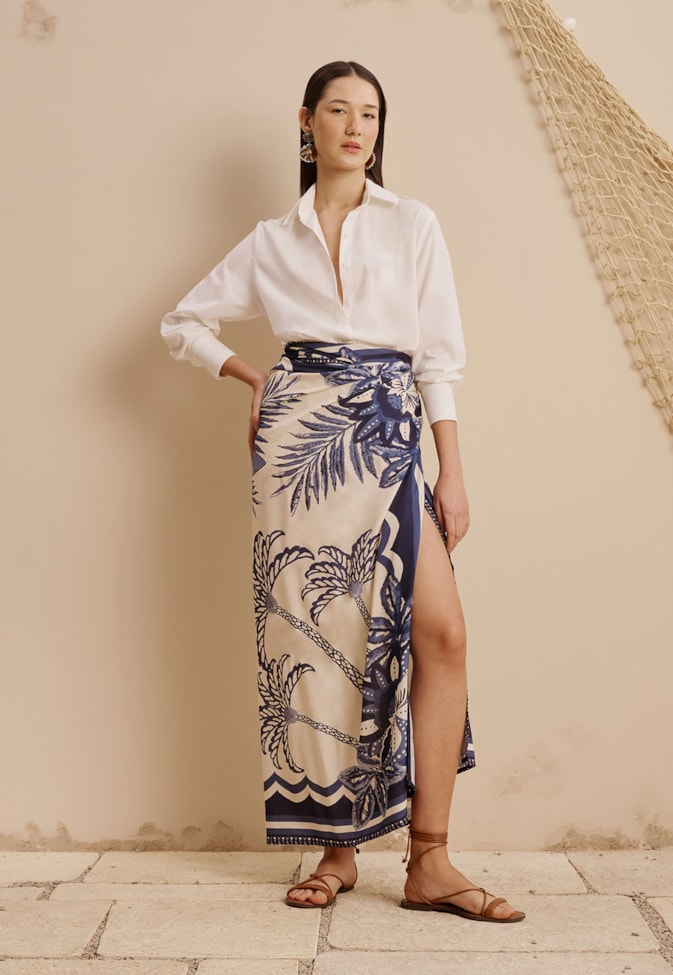 Panô Estampado Pedra dos Peixes