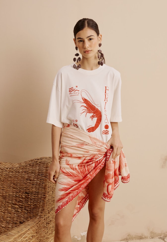 Panô Estampado Pedra dos Peixes