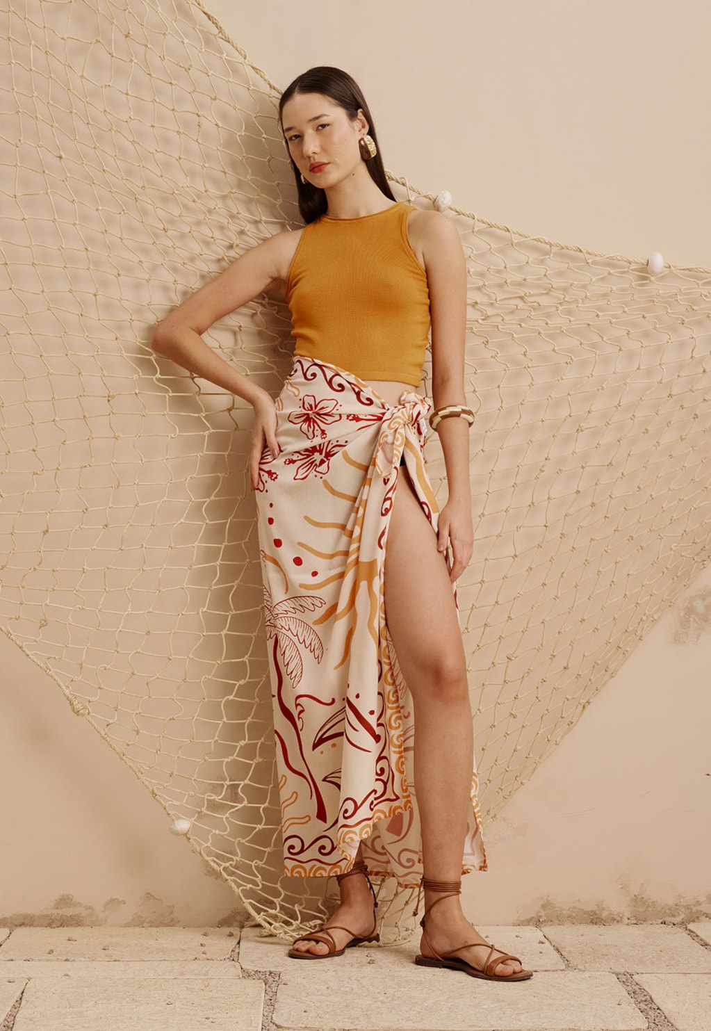 Panô Estampado Pedra dos Peixes