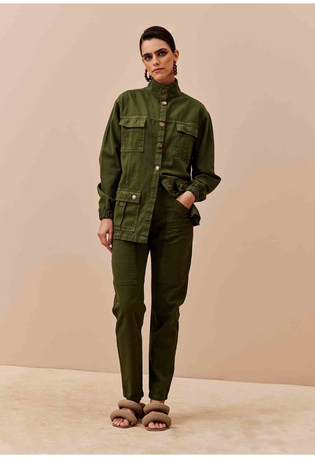 Parka Bolso Utilitário