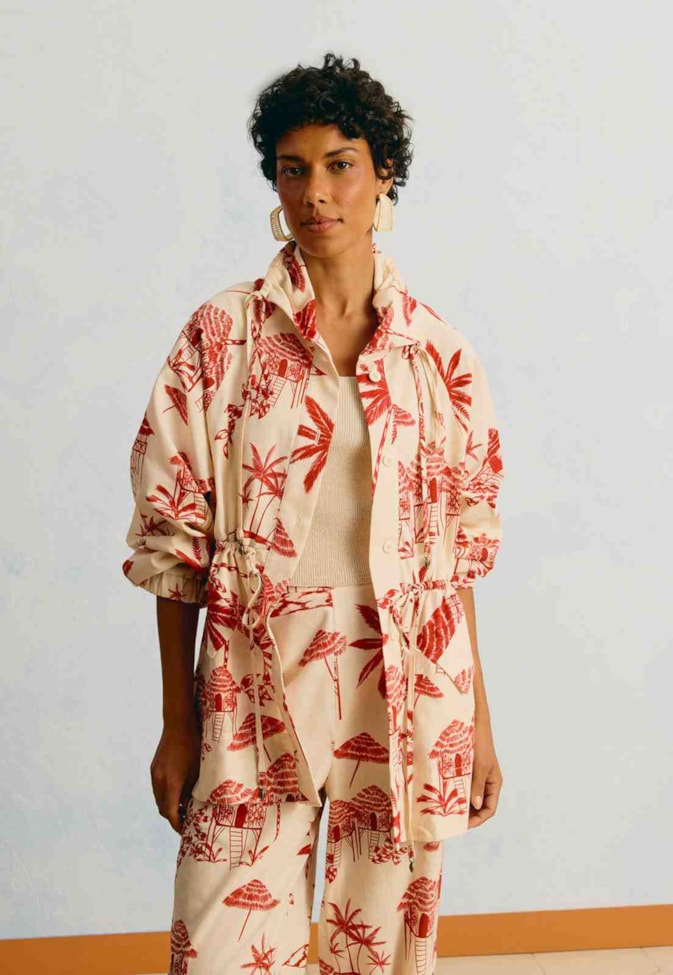 Parka Estampada La Playa Blanca