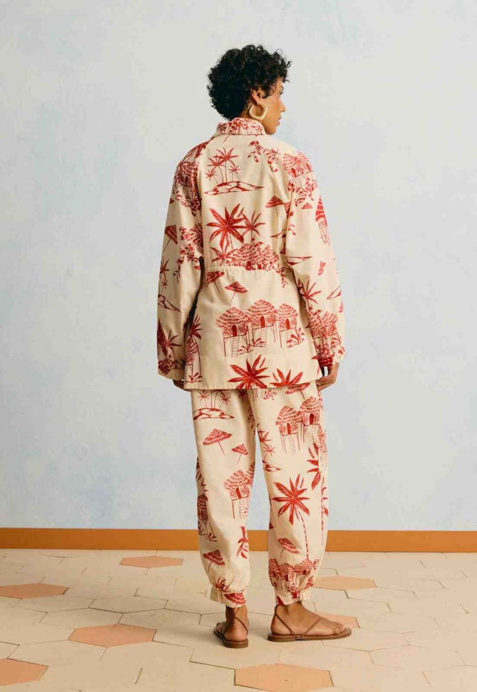 Parka Estampada La Playa Blanca