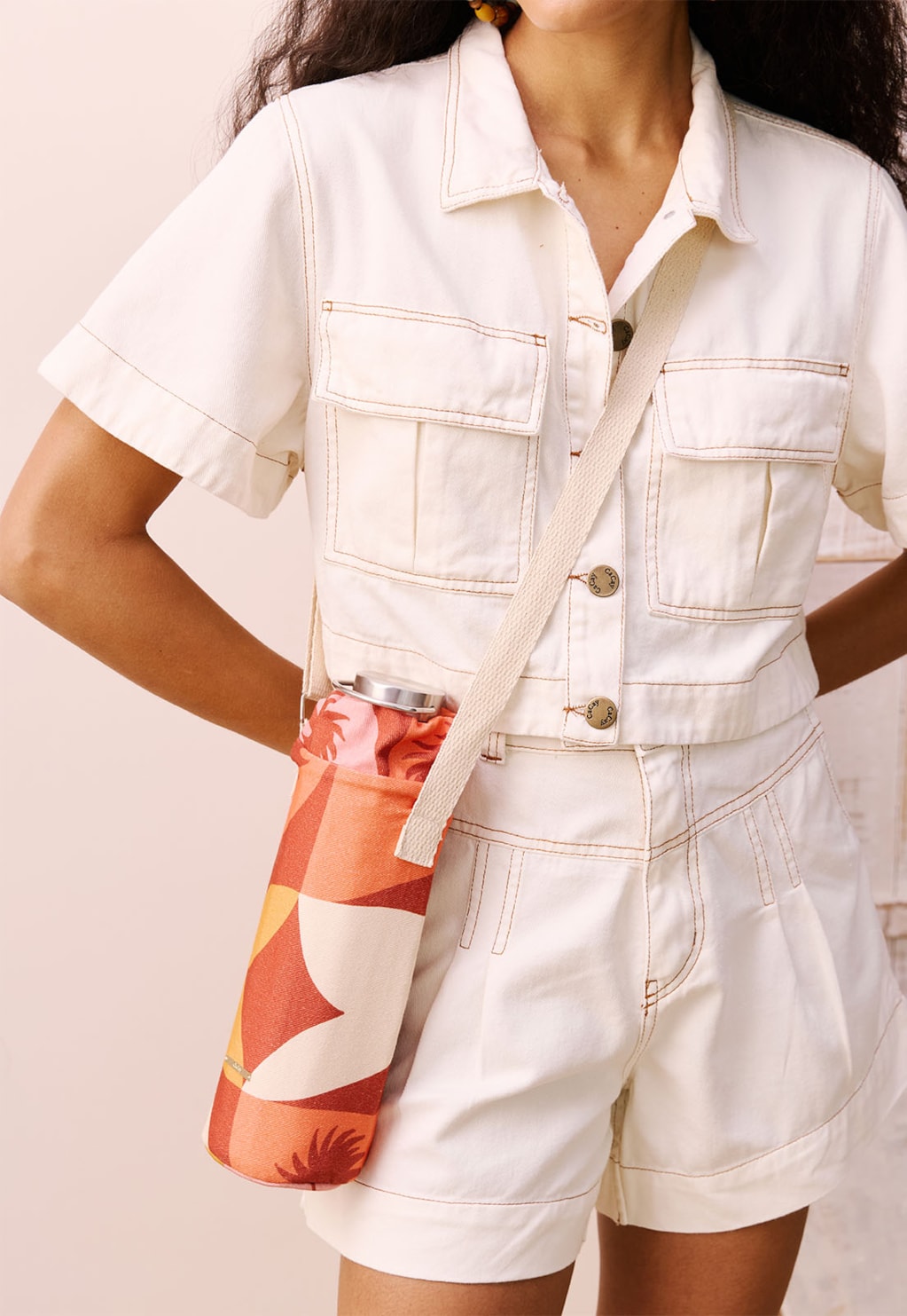 Porta Garrafa Térmica Estampado Jaçanã