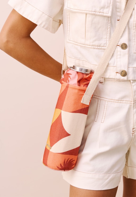 Porta Garrafa Térmica Estampado Jaçanã Vista Traseira