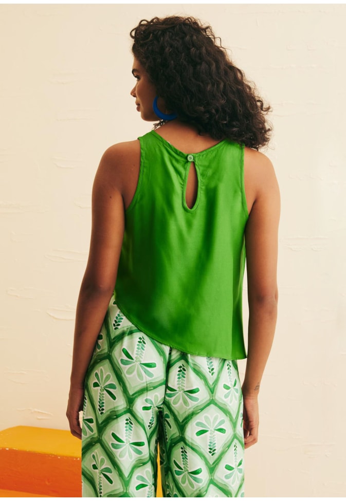 Regata Cropped Assimétrica