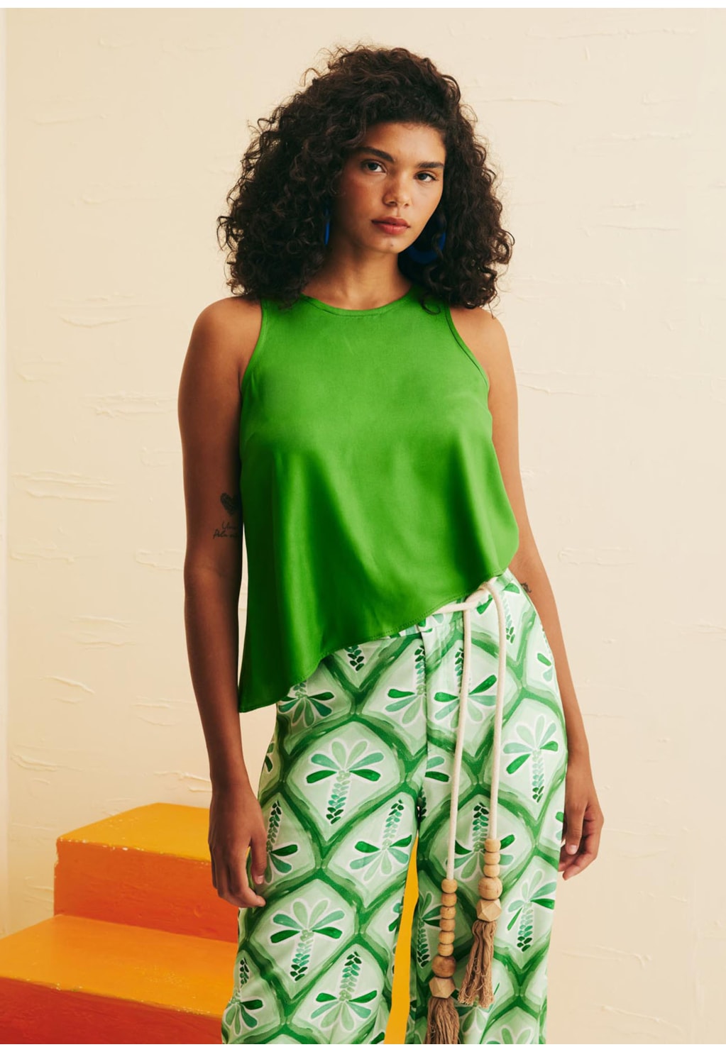 Regata Cropped Assimétrica