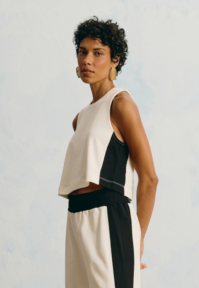 Regata Cropped Bicolor
