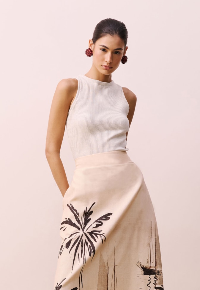 Regatinha Canelada Tricot