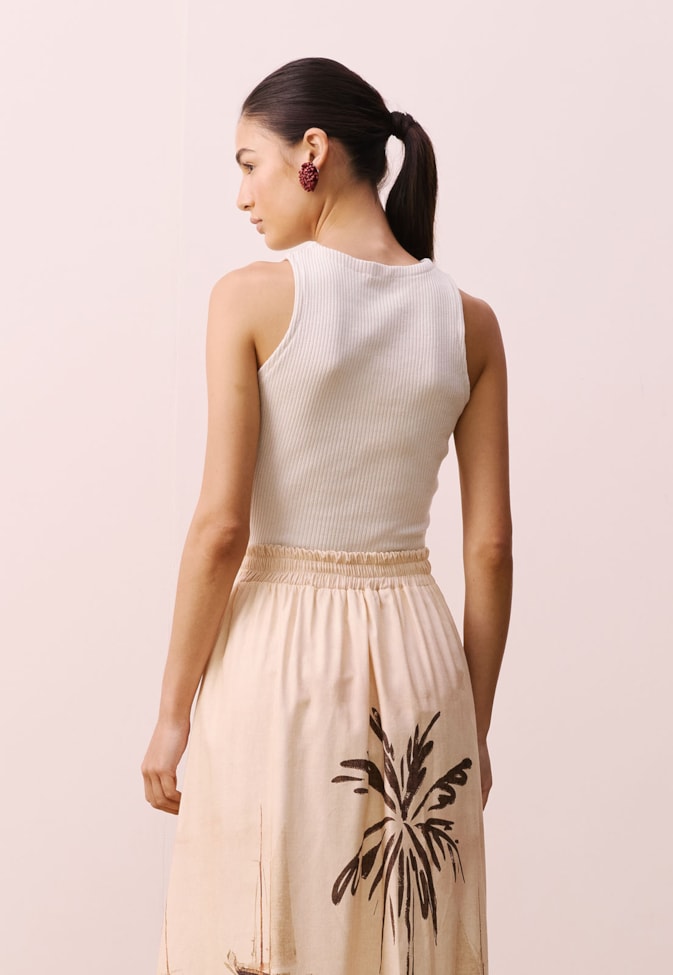 Regatinha Canelada Tricot