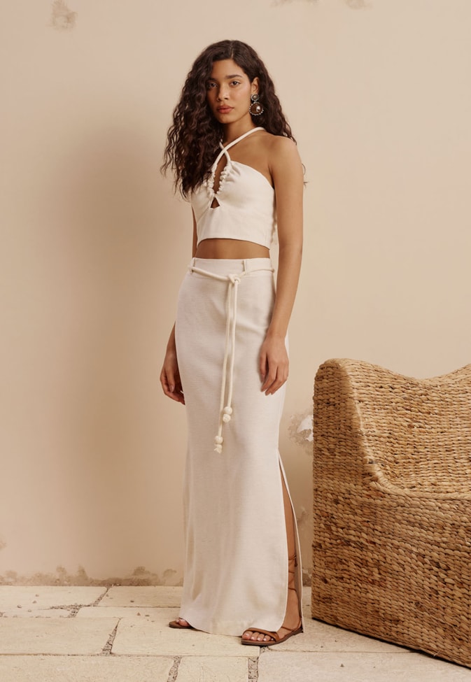 Saia Longa Cinto Corda