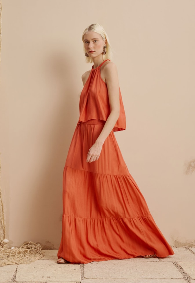 Saia Longa Com Marias Lisa