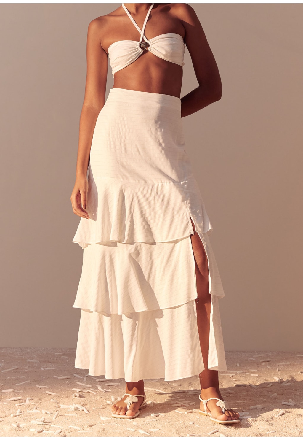 Saia Longa Detalhe Camadas