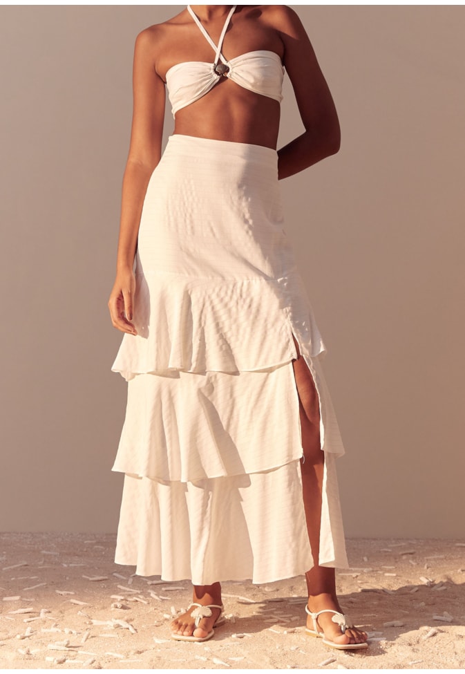 Saia Longa Detalhe Camadas