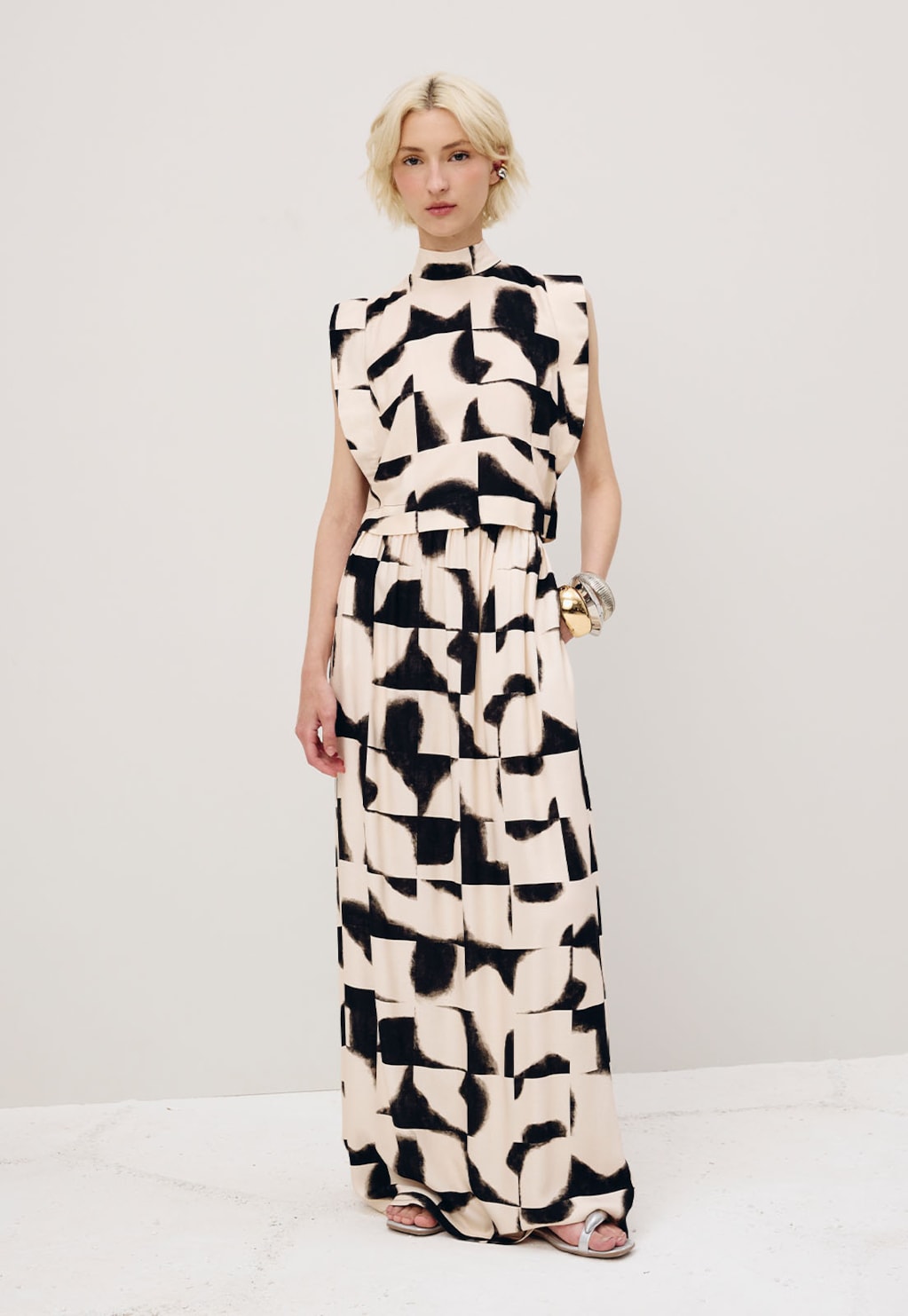 Saia Longa Estampada Aconcágua