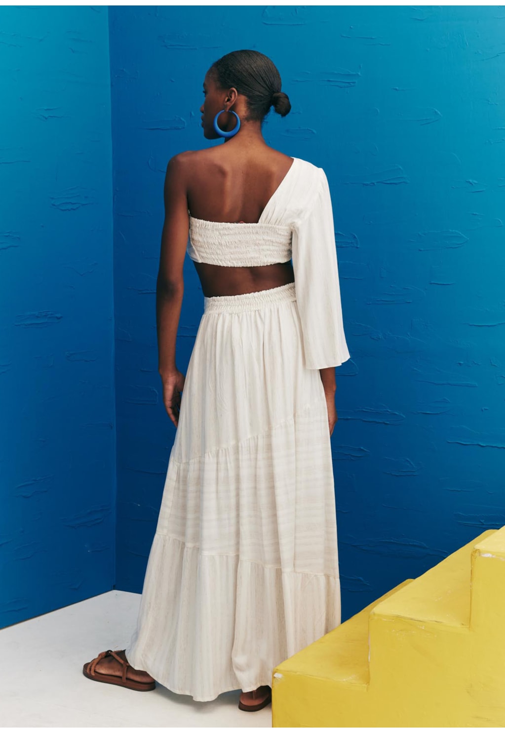 Saia Longa Recortes Assimétricos