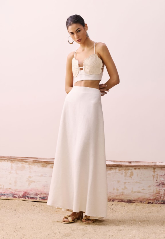 Saia Maxi Midi Vista Frontal