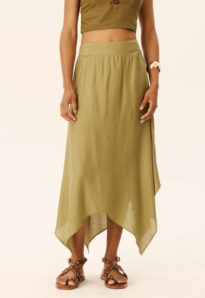 Saia Midi Assimétrica