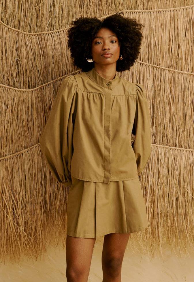 Saia Mini com Pregas