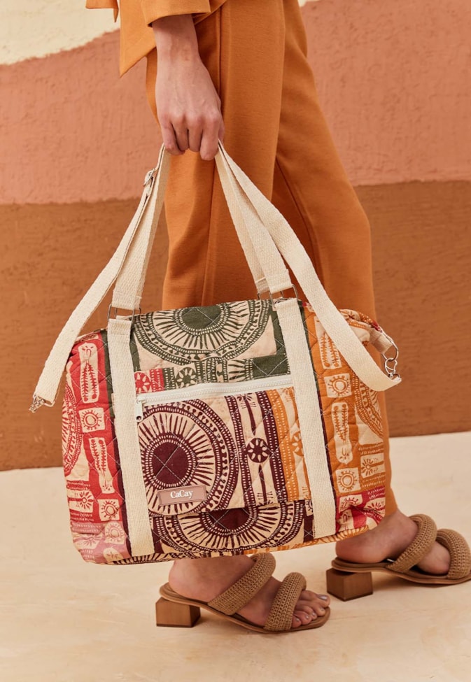 Shopper Bag Estampada Los Andes