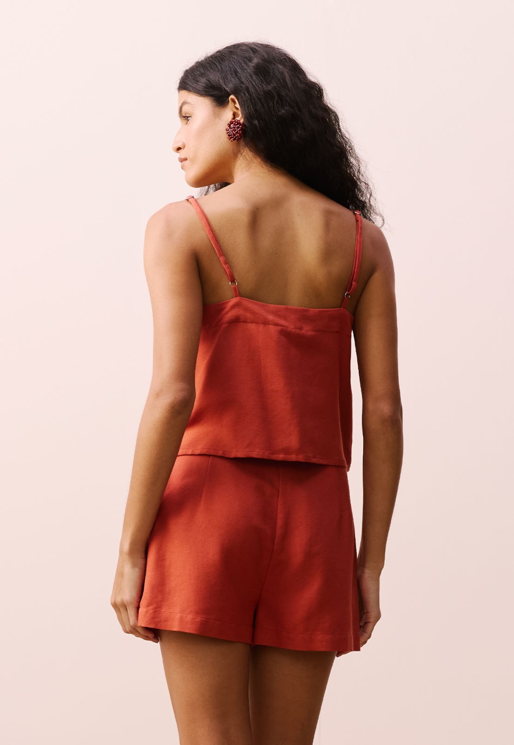 Short Abotoamento Duplo