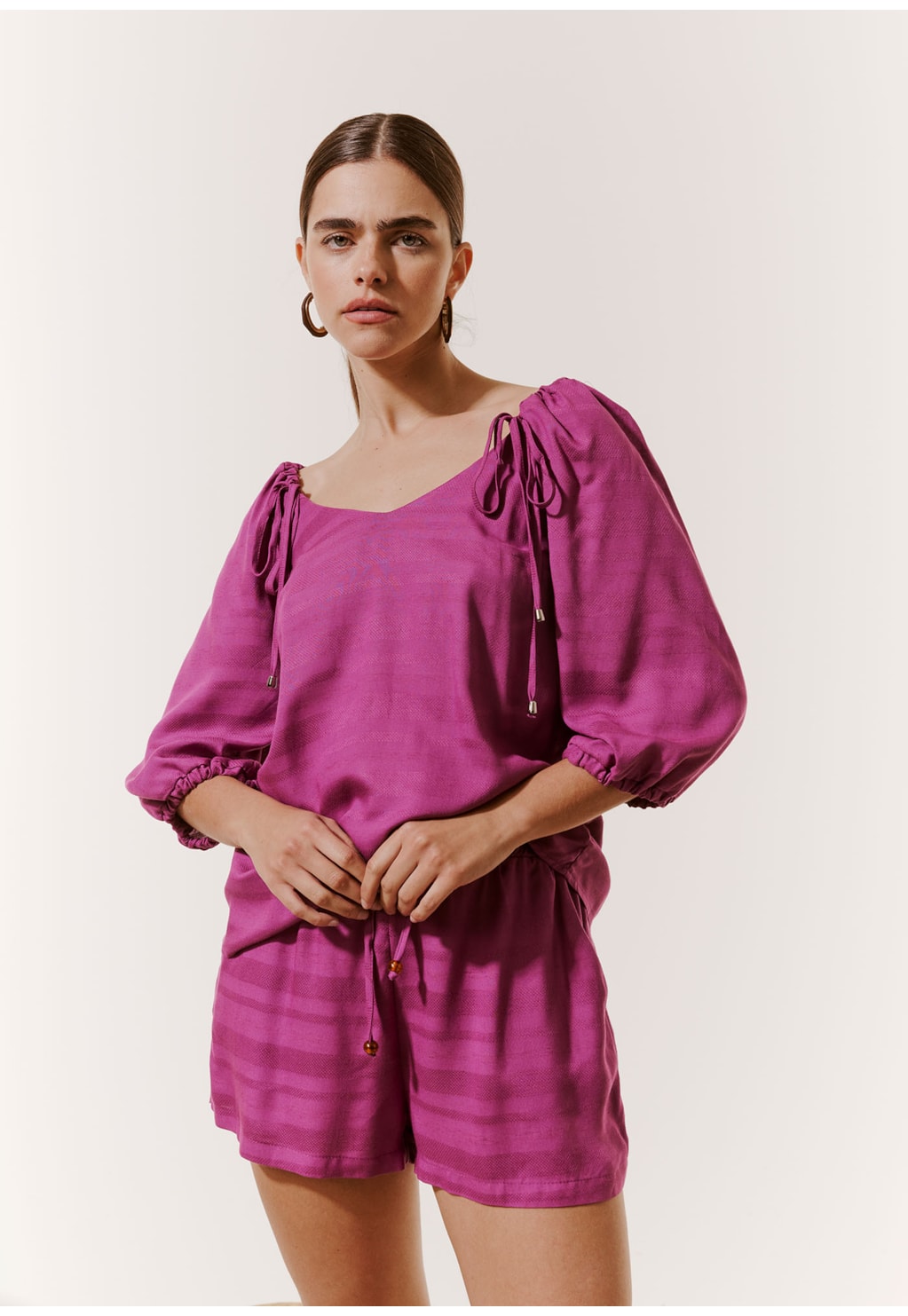 Short Amarração Pala Elástico