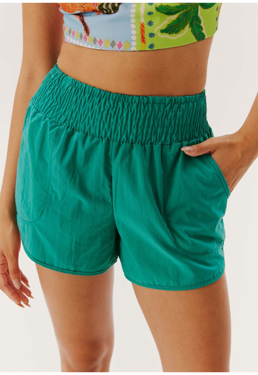 Short Cós Largo Lastex