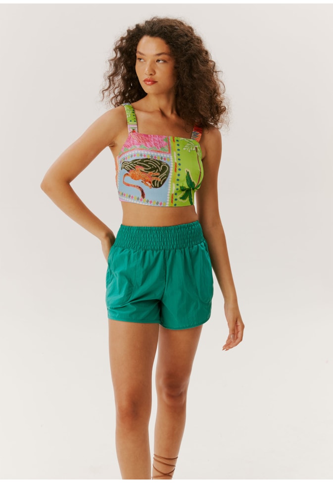 Short Cós Largo Lastex