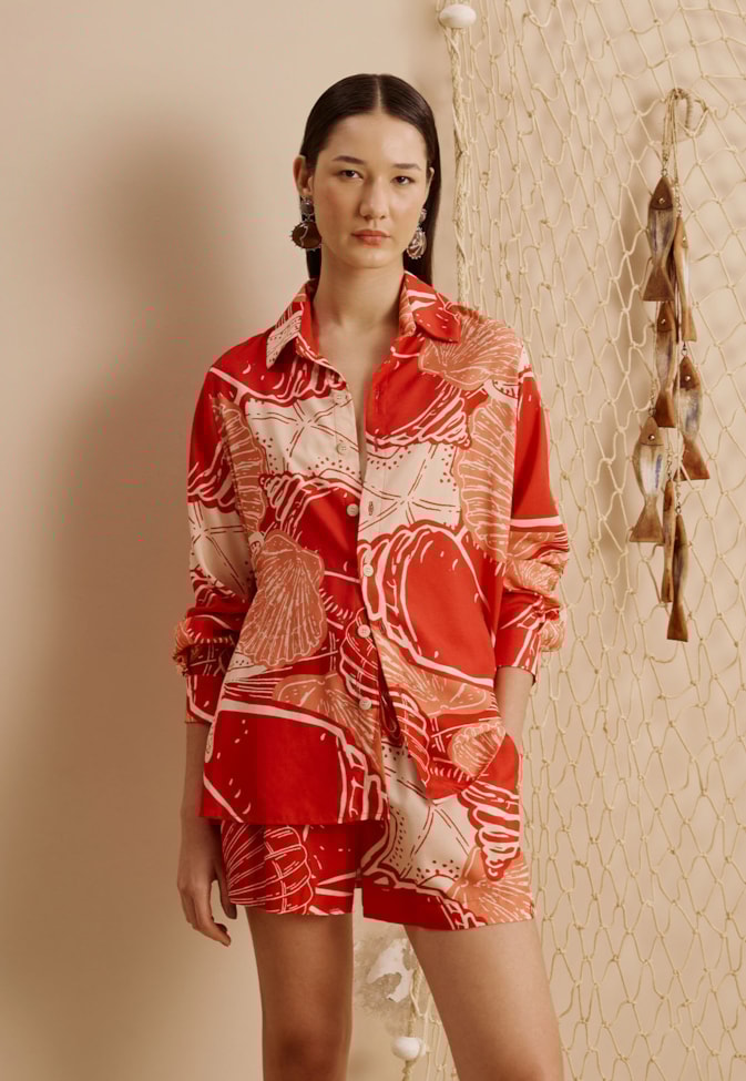 Short Estampado Concha Guajará