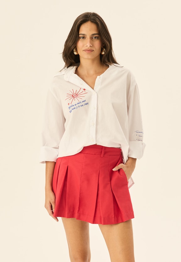 Short Saia Pences Vista Frontal