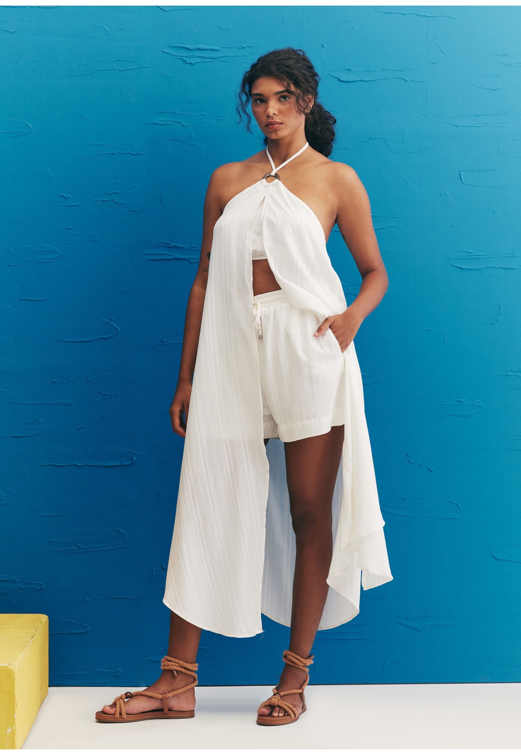 Short Soltinho Elástico Rebatido