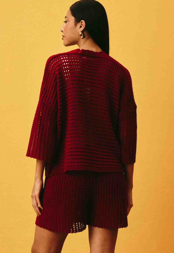Short Tricot Vista Traseira