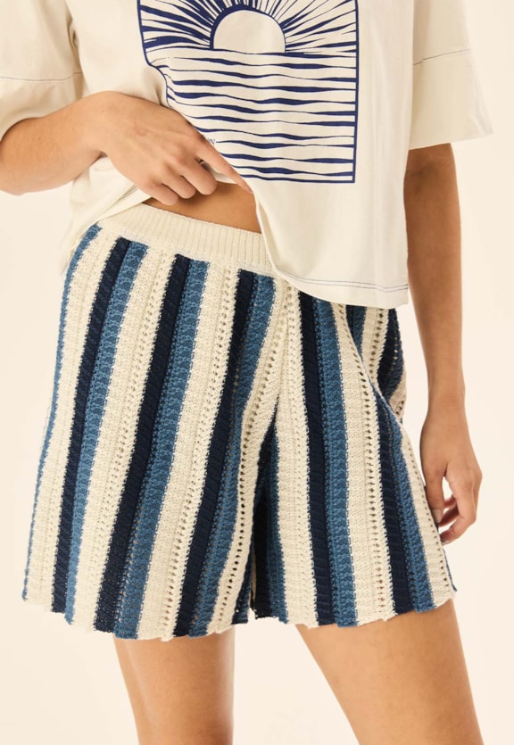Short Tricot Listras Vista Traseira