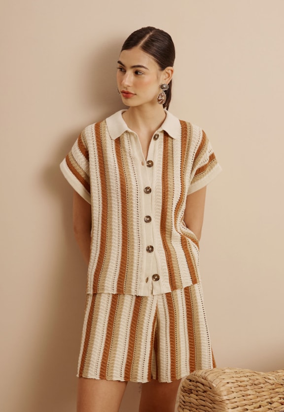 Short Tricot Listras Vista Frontal