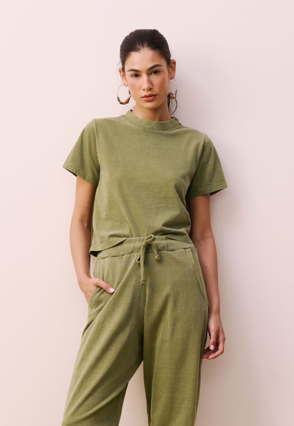 T-shirt Cropped Vista Frontal