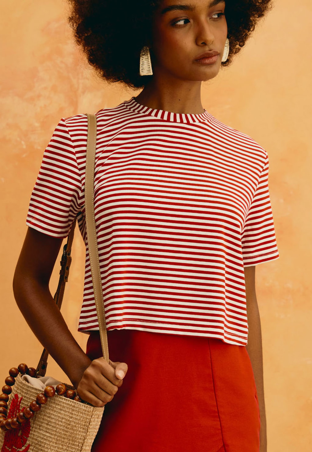 T-Shirt Cropped Listrada